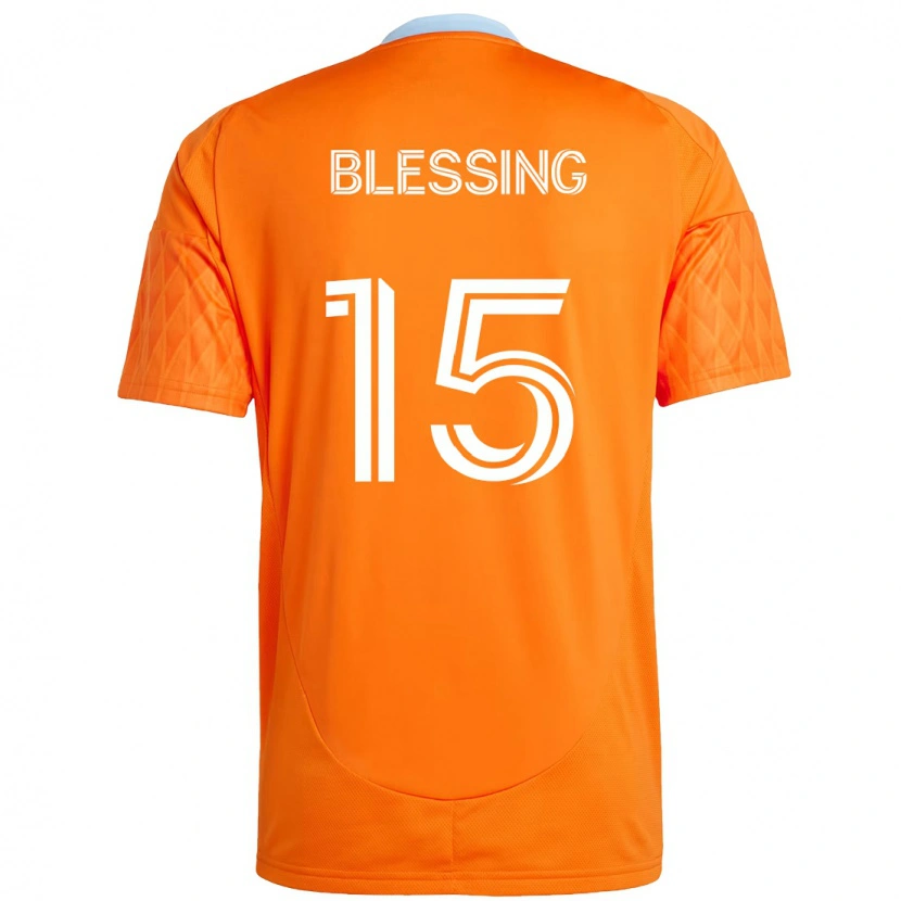 Danxen Mujer Camiseta Latif Blessing #15 Naranja Blanco 1ª Equipación 2025/26 La Camisa México