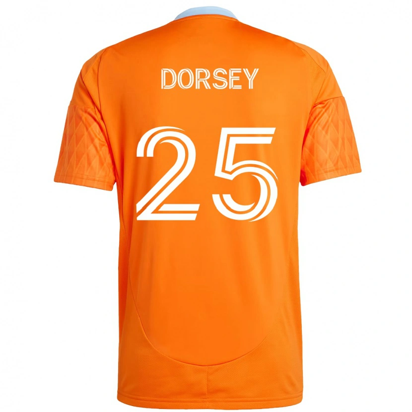 Danxen Mujer Camiseta Griffin Dorsey #25 Naranja Blanco 1ª Equipación 2025/26 La Camisa México