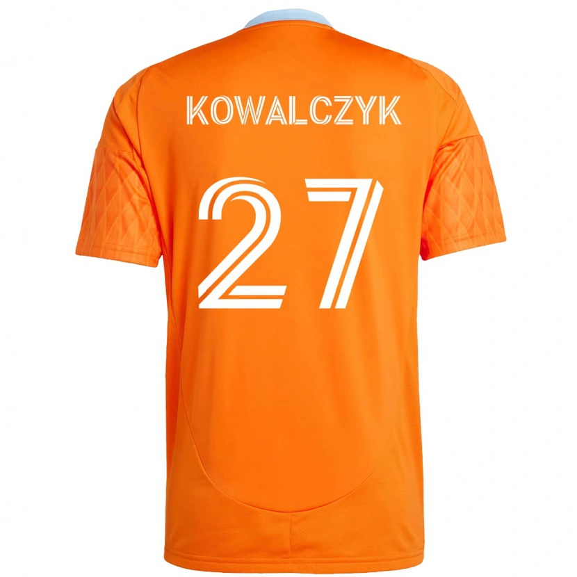 Danxen Mujer Camiseta Sebastian Kowalczyk #27 Morado Naranja 1ª Equipación 2025/26 La Camisa México