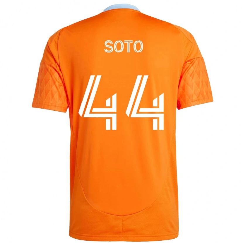 Danxen Mujer Camiseta Ezekiel Soto #44 Morado Naranja 1ª Equipación 2025/26 La Camisa México