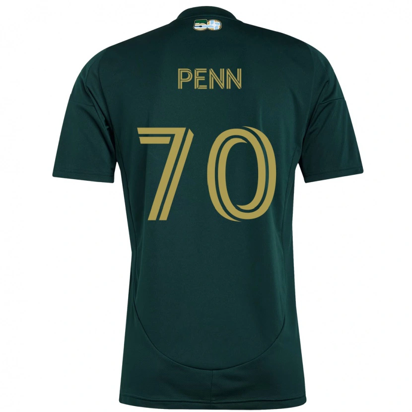 Danxen Mujer Camiseta Josh Penn #70 Beige Verde 1ª Equipación 2025/26 La Camisa México
