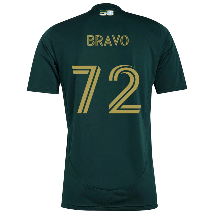 Danxen Mujer Camiseta Julian Bravo #72 Beige Verde 1ª Equipación 2025/26 La Camisa México