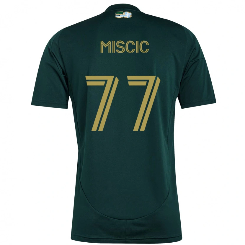 Danxen Mujer Camiseta Selmir Miscic #77 Beige Verde 1ª Equipación 2025/26 La Camisa México