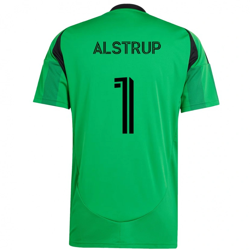 Danxen Mujer Camiseta Marcus Alstrup #1 Blanco Verde 1ª Equipación 2025/26 La Camisa México