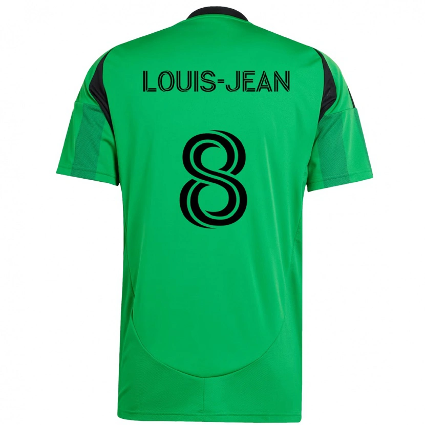 Danxen Mujer Camiseta Steeve Louis-Jean #8 Blanco Verde 1ª Equipación 2025/26 La Camisa México
