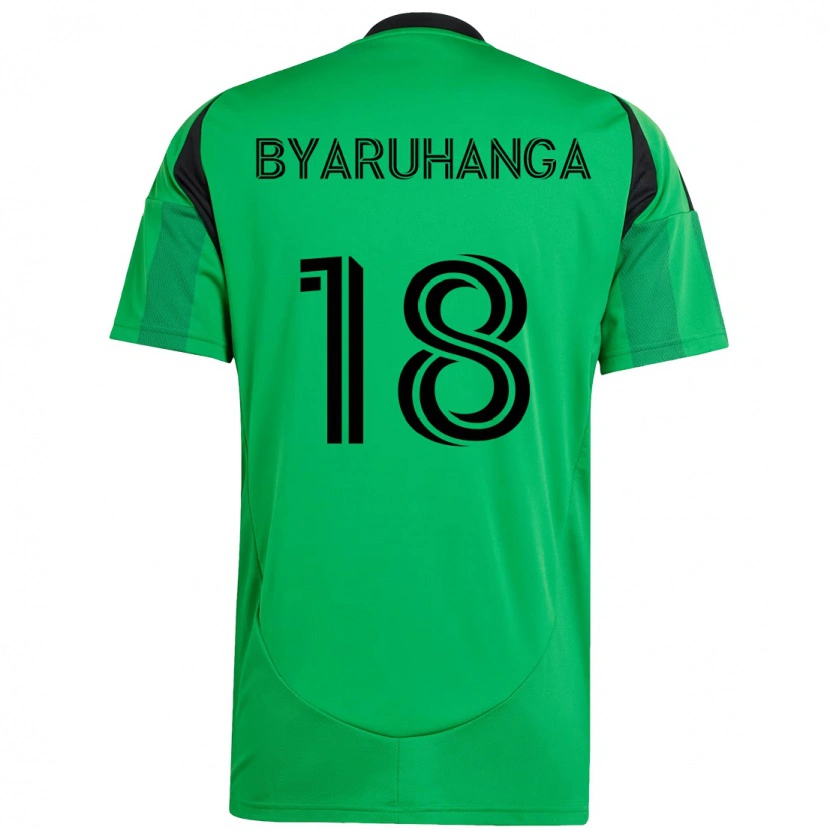 Danxen Mujer Camiseta Bobosi Byaruhanga #18 Blanco Verde 1ª Equipación 2025/26 La Camisa México