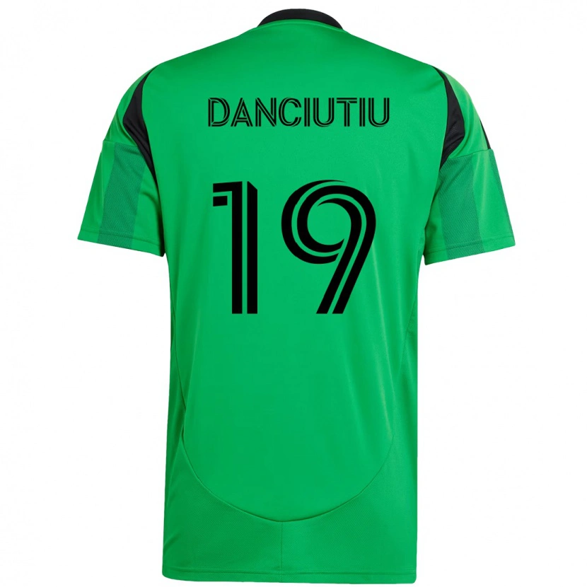 Danxen Mujer Camiseta Vlad Dănciuțiu #19 Blanco Verde 1ª Equipación 2025/26 La Camisa México