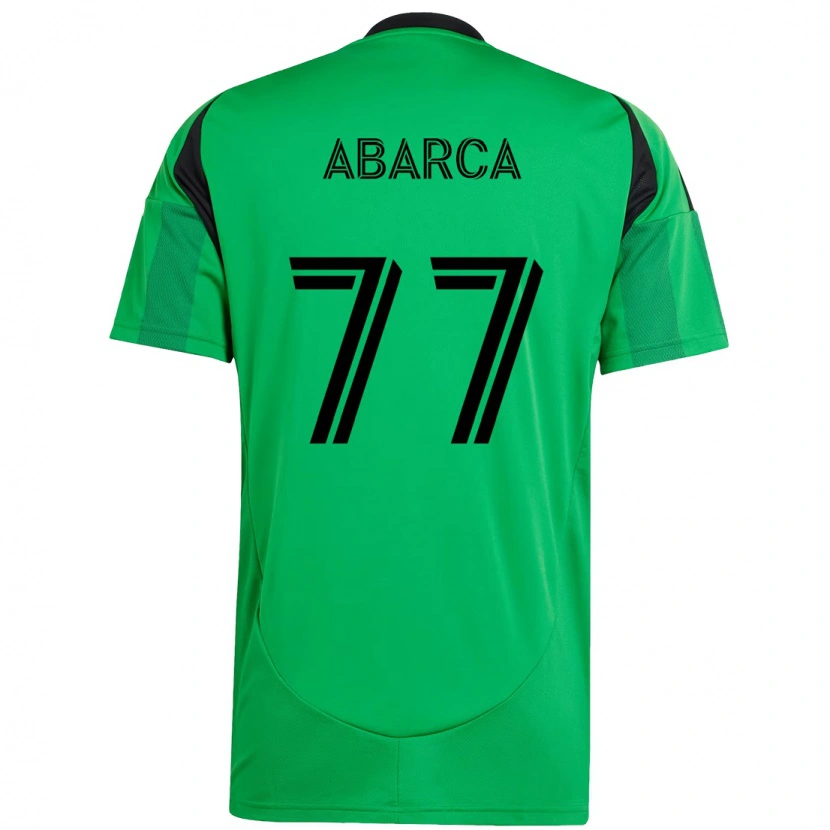 Danxen Mujer Camiseta Diego Abarca #77 Blanco Verde 1ª Equipación 2025/26 La Camisa México