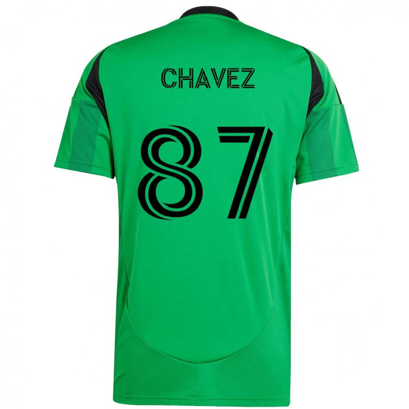 Danxen Mujer Camiseta Alfonso Ocampo-Chávez #87 Blanco Verde 1ª Equipación 2025/26 La Camisa México