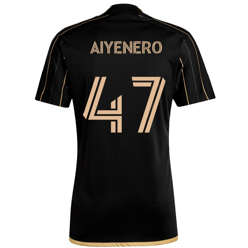 Danxen Mujer Camiseta Marius Aiyenero #47 Blanco Marrón 1ª Equipación 2025/26 La Camisa México