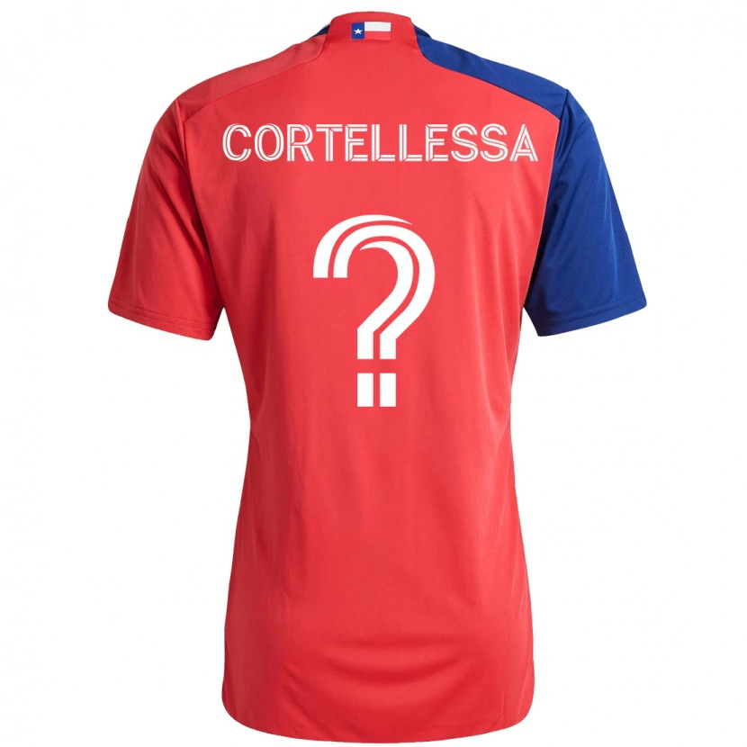 Danxen Mujer Camiseta Michael Cortellessa #0 Azul Claro Rojo 1ª Equipación 2025/26 La Camisa México