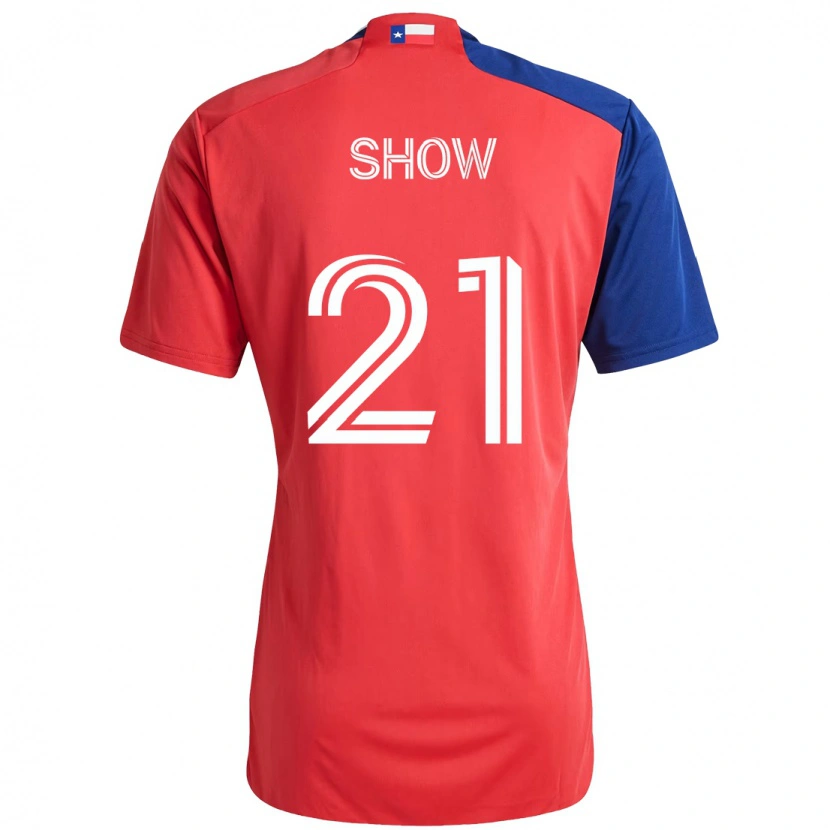 Danxen Mujer Camiseta Show #21 Azul Claro Rojo 1ª Equipación 2025/26 La Camisa México