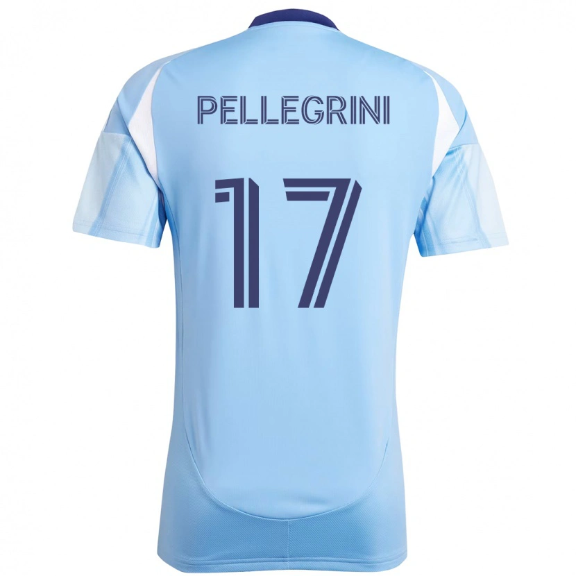 Danxen Mujer Camiseta Matías Pellegrini #17 Negro Azul Naranja 1ª Equipación 2025/26 La Camisa México