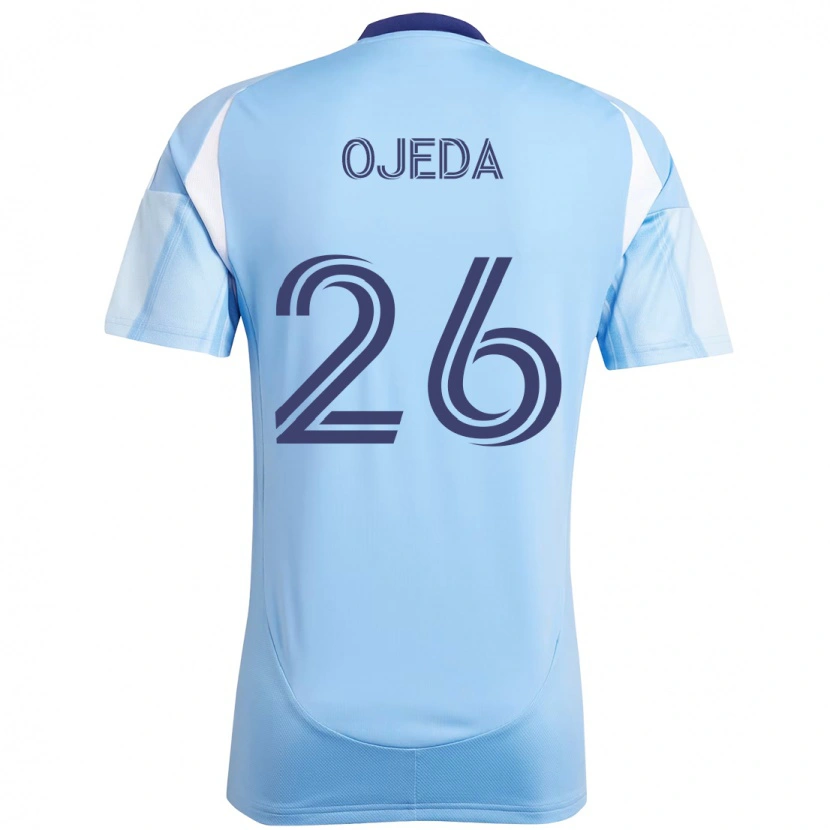 Danxen Mujer Camiseta Agustín Ojeda #26 Negro Azul Naranja 1ª Equipación 2025/26 La Camisa México