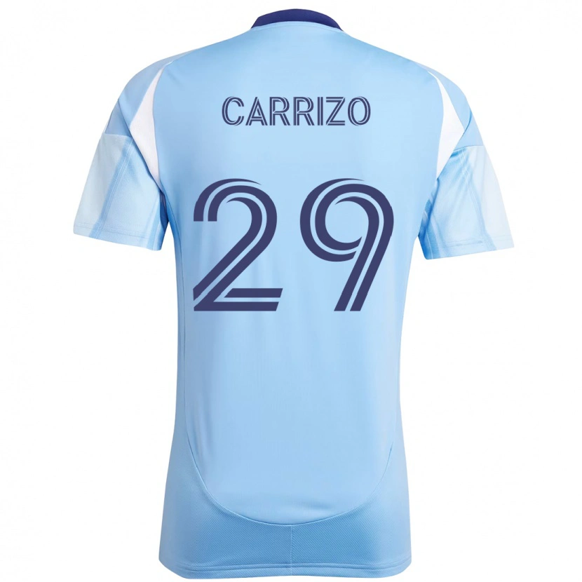 Danxen Mujer Camiseta Máximo Carrizo #29 Negro Azul Naranja 1ª Equipación 2025/26 La Camisa México