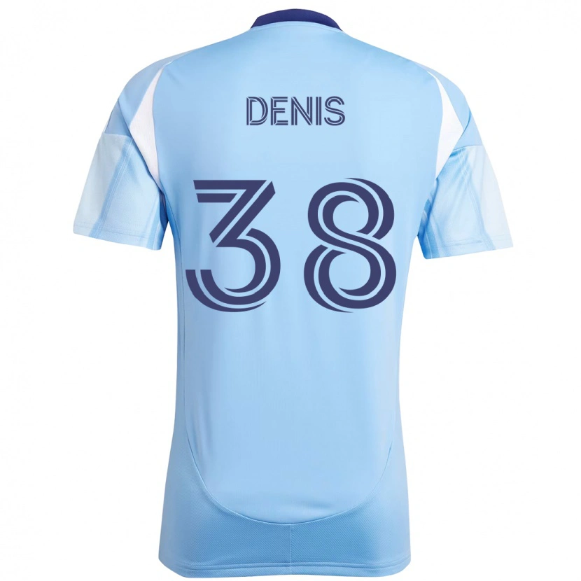 Danxen Mujer Camiseta John Denis #38 Negro Azul Naranja 1ª Equipación 2025/26 La Camisa México