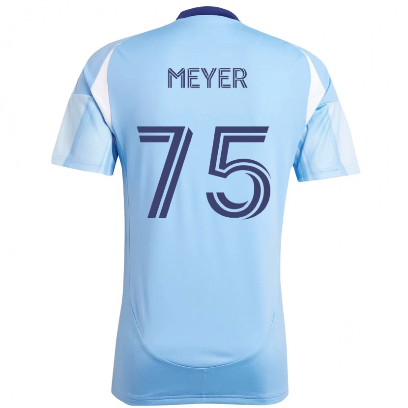 Danxen Mujer Camiseta Will Meyer #75 Negro Azul Naranja 1ª Equipación 2025/26 La Camisa México