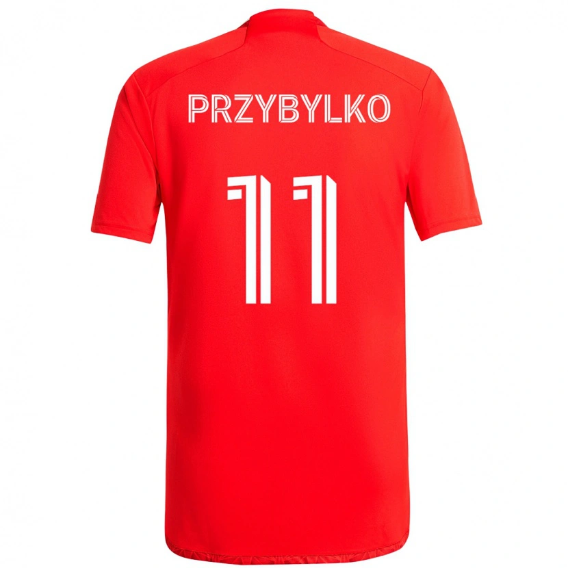 Danxen Mujer Camiseta Kacper Przybylko #11 Azul Celeste Claro Azul 1ª Equipación 2025/26 La Camisa México
