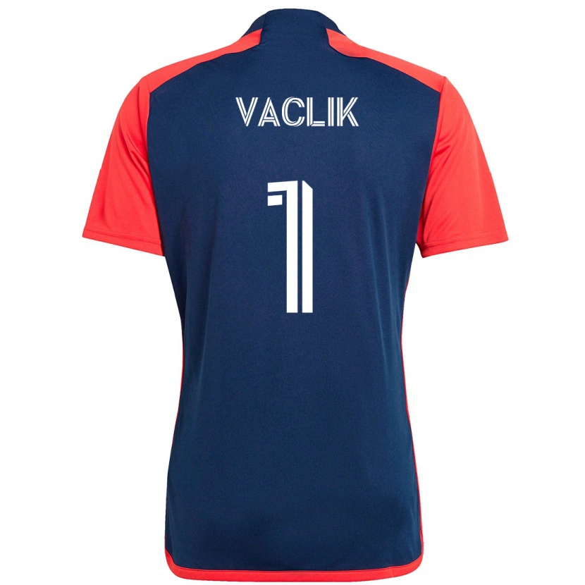 Danxen Mujer Camiseta Tomas Vaclik #1 Azul Rojo 1ª Equipación 2025/26 La Camisa México