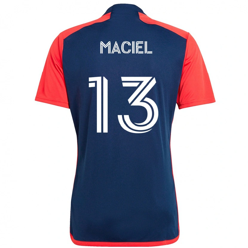 Danxen Mujer Camiseta Maciel #13 Azul Rojo 1ª Equipación 2025/26 La Camisa México