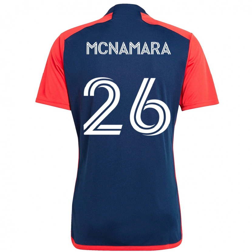 Danxen Mujer Camiseta Tommy Mcnamara #26 Azul Rojo 1ª Equipación 2025/26 La Camisa México