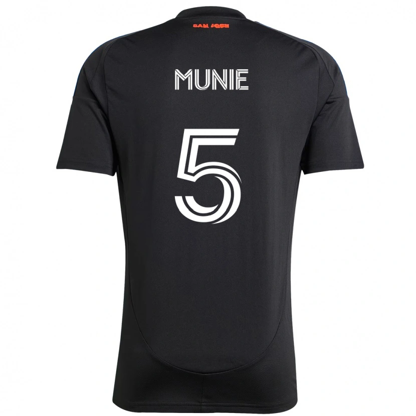Danxen Mujer Camiseta Daniel Munie #5 Blanco Rojo 1ª Equipación 2025/26 La Camisa México
