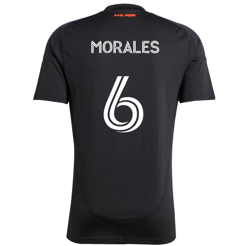 Danxen Mujer Camiseta Alfredo Morales #6 Blanco Rojo 1ª Equipación 2025/26 La Camisa México
