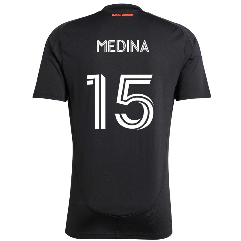 Danxen Mujer Camiseta Cruz Medina #15 Blanco Rojo 1ª Equipación 2025/26 La Camisa México