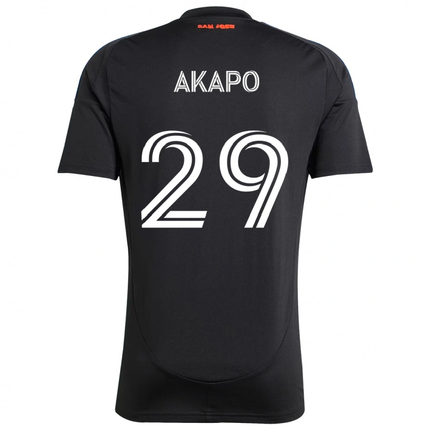 Danxen Mujer Camiseta Carlos Akapo #29 Blanco Rojo 1ª Equipación 2025/26 La Camisa México