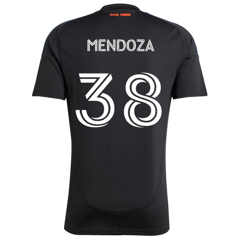 Danxen Mujer Camiseta Edwyn Mendoza #38 Blanco Rojo 1ª Equipación 2025/26 La Camisa México