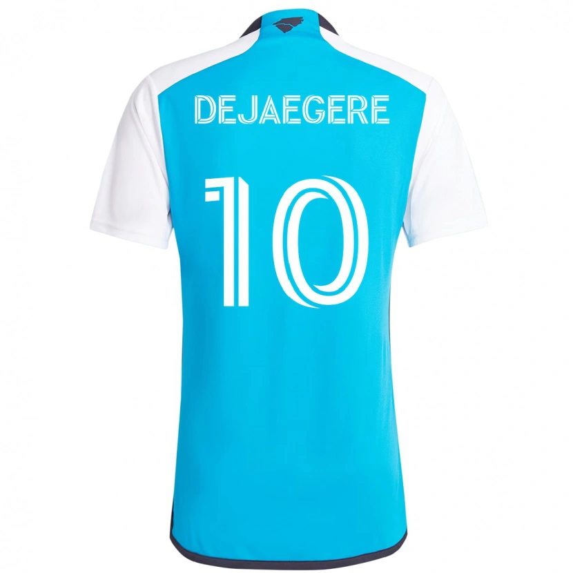 Danxen Mujer Camiseta Brecht Dejaegere #10 Negro Blanco 1ª Equipación 2025/26 La Camisa México