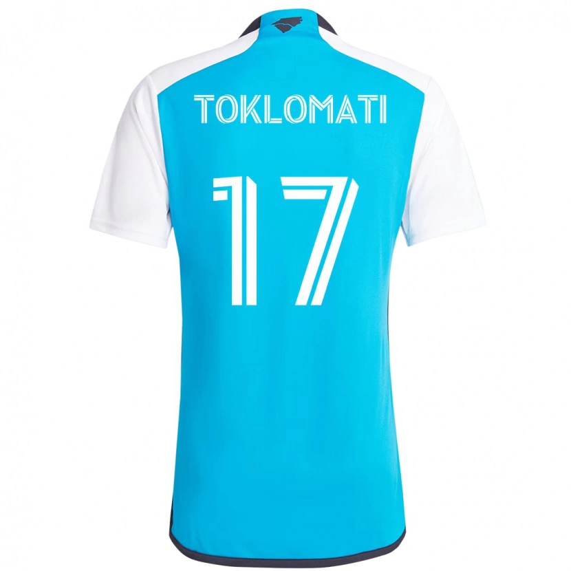 Danxen Mujer Camiseta Idan Toklomati #17 Negro Blanco 1ª Equipación 2025/26 La Camisa México