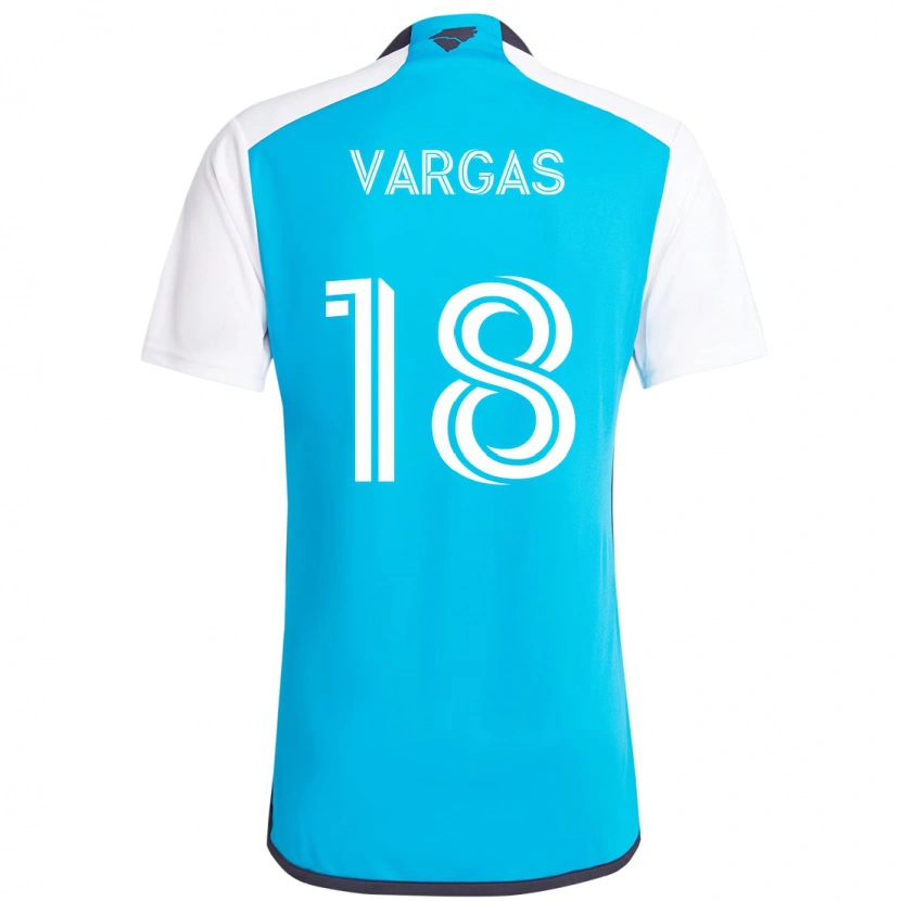 Danxen Mujer Camiseta Kerwin Vargas #18 Negro Blanco 1ª Equipación 2025/26 La Camisa México