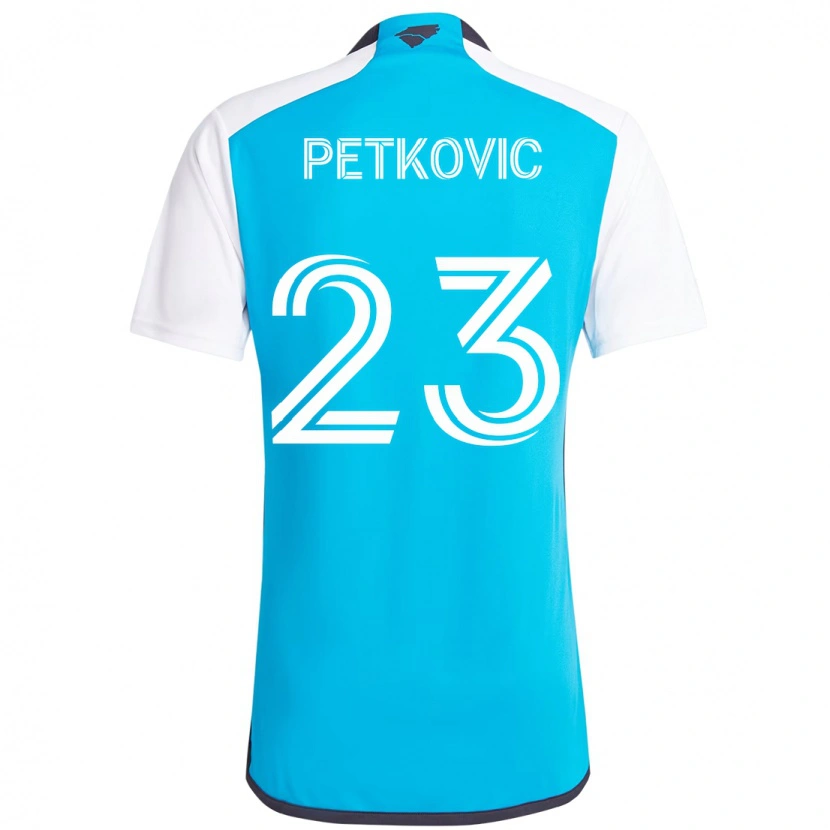 Danxen Mujer Camiseta Nikola Petkovic #23 Negro Blanco 1ª Equipación 2025/26 La Camisa México