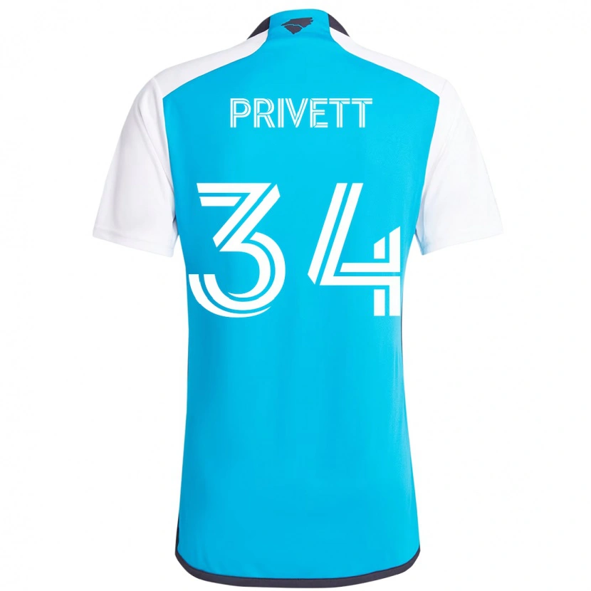 Danxen Mujer Camiseta Andrew Privett #34 Negro Blanco 1ª Equipación 2025/26 La Camisa México