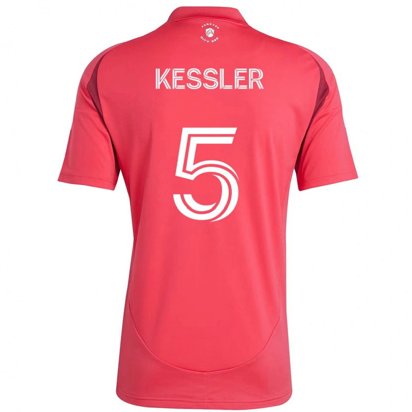 Danxen Mujer Camiseta Henry Kessler #5 Magenta Blanco 1ª Equipación 2025/26 La Camisa México