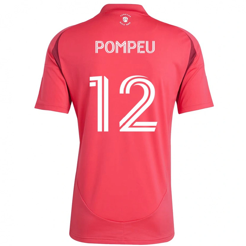 Danxen Mujer Camiseta Célio Pompeu #12 Magenta Blanco 1ª Equipación 2025/26 La Camisa México