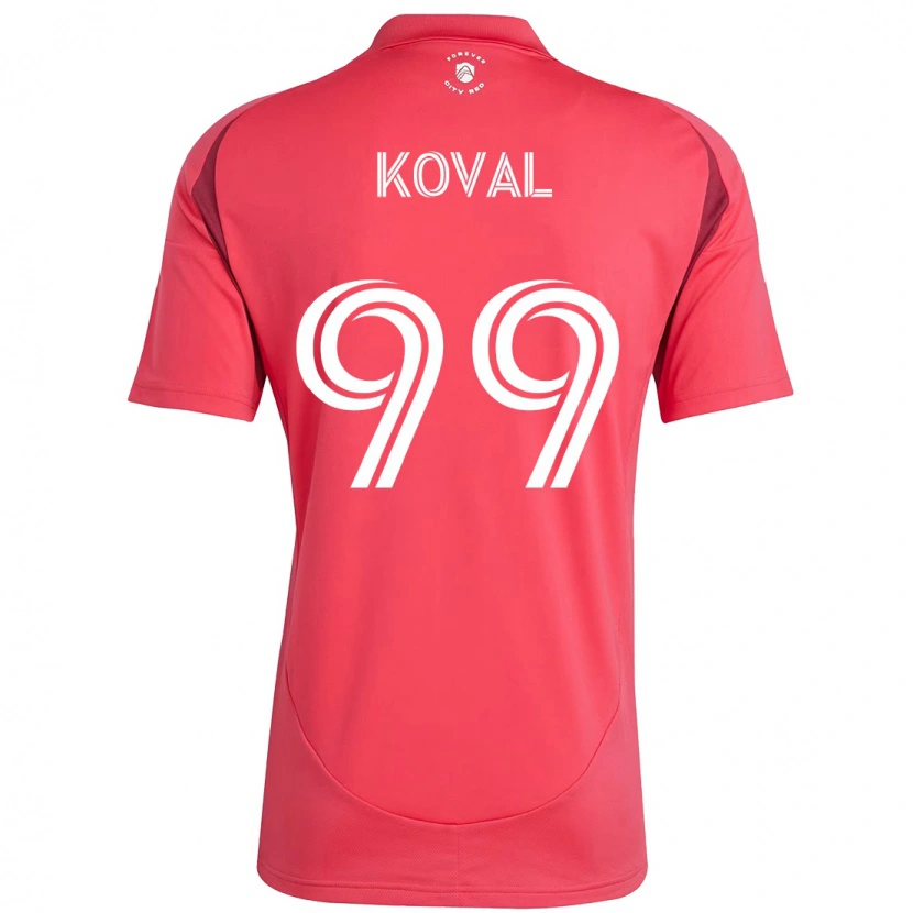 Danxen Mujer Camiseta Stanislav Koval #99 Magenta Blanco 1ª Equipación 2025/26 La Camisa México