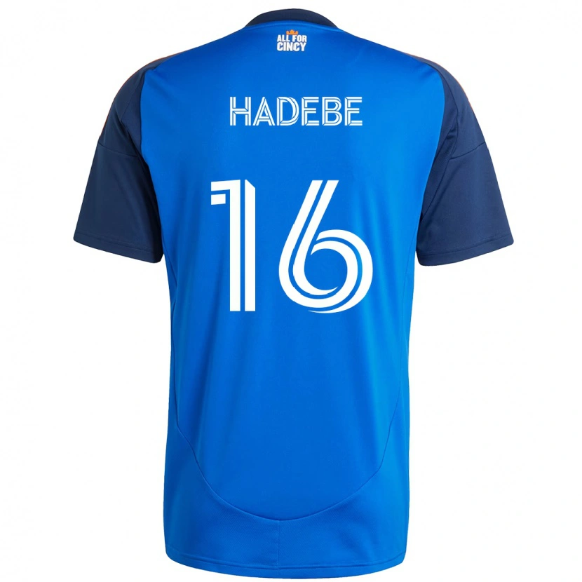 Danxen Mujer Camiseta Teenage Hadebe #16 Blanco Azul Naranja 1ª Equipación 2025/26 La Camisa México