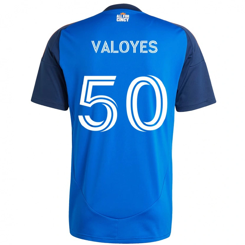 Danxen Mujer Camiseta Yeiner Valoyes #50 Blanco Azul Naranja 1ª Equipación 2025/26 La Camisa México