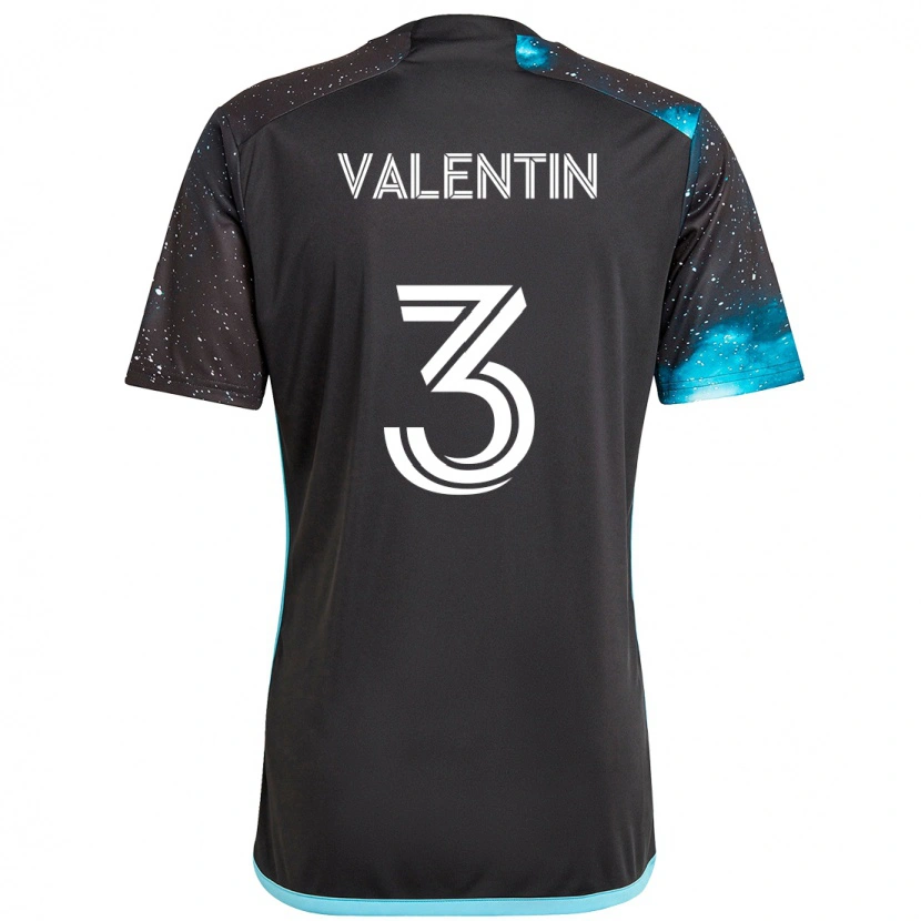 Danxen Mujer Camiseta Zarek Valentin #3 Azul Celeste 1ª Equipación 2025/26 La Camisa México