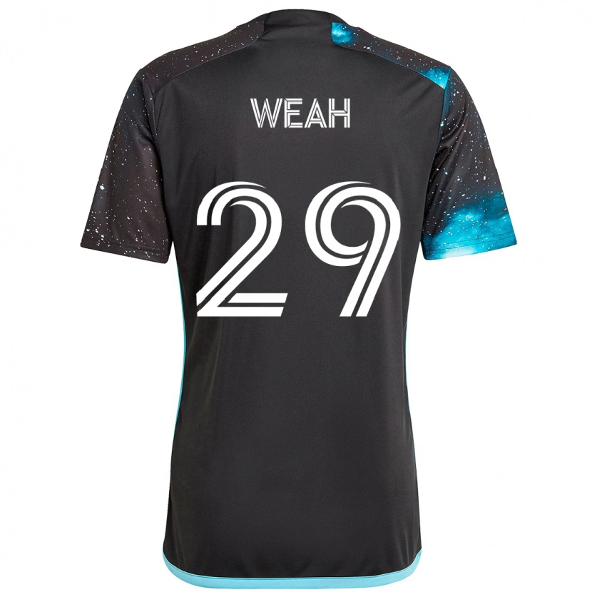 Danxen Mujer Camiseta Patrick Weah #29 Azul Celeste 1ª Equipación 2025/26 La Camisa México
