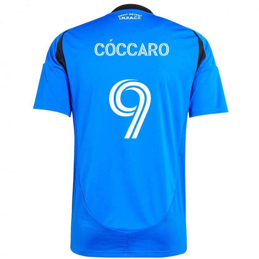 Danxen Mujer Camiseta Matías Cóccaro #9 Azul Celeste Azul Oscuro 1ª Equipación 2025/26 La Camisa México