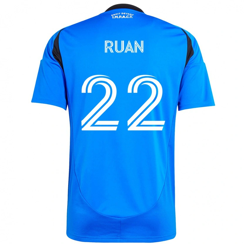 Danxen Mujer Camiseta Ruan #22 Azul Celeste Azul Oscuro 1ª Equipación 2025/26 La Camisa México