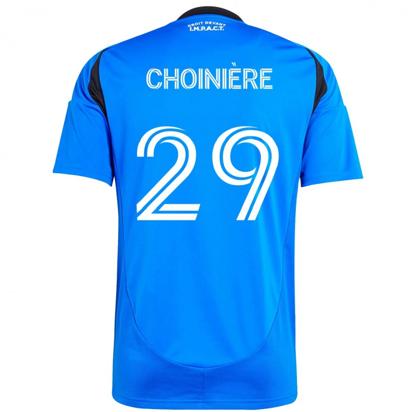 Danxen Mujer Camiseta Mathieu Choinière #29 Azul Celeste Azul Oscuro 1ª Equipación 2025/26 La Camisa México
