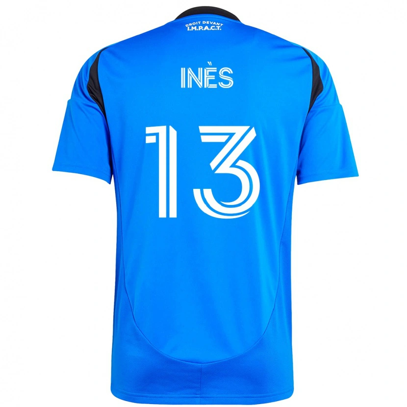 Danxen Mujer Camiseta Nourani Inès #13 Azul Celeste Azul Oscuro 1ª Equipación 2025/26 La Camisa México