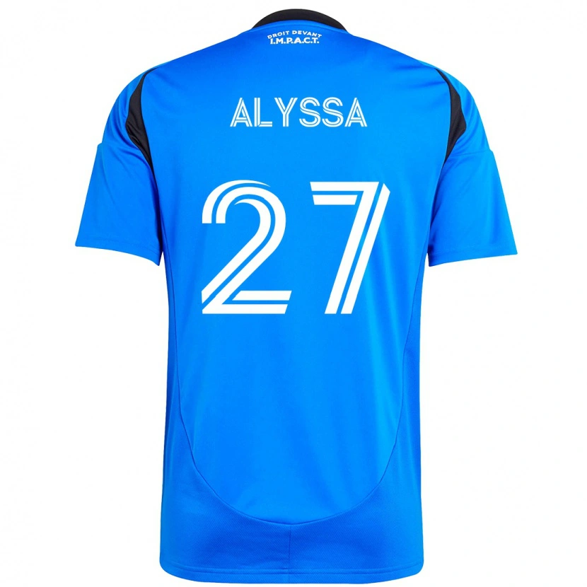 Danxen Mujer Camiseta Garreaud Alyssa #27 Azul Celeste Azul Oscuro 1ª Equipación 2025/26 La Camisa México