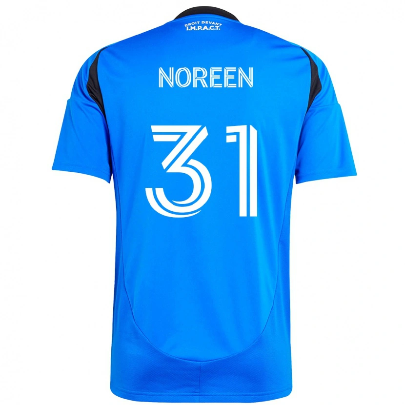 Danxen Mujer Camiseta Tijhof Noreen #31 Azul Celeste Azul Oscuro 1ª Equipación 2025/26 La Camisa México