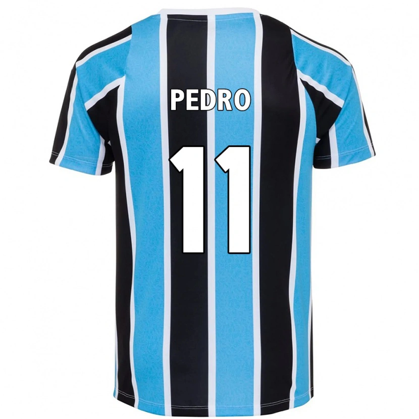 Danxen Mujer Camiseta João Pedro #11 Azul Negro Blanco 1ª Equipación 2025/26 La Camisa México