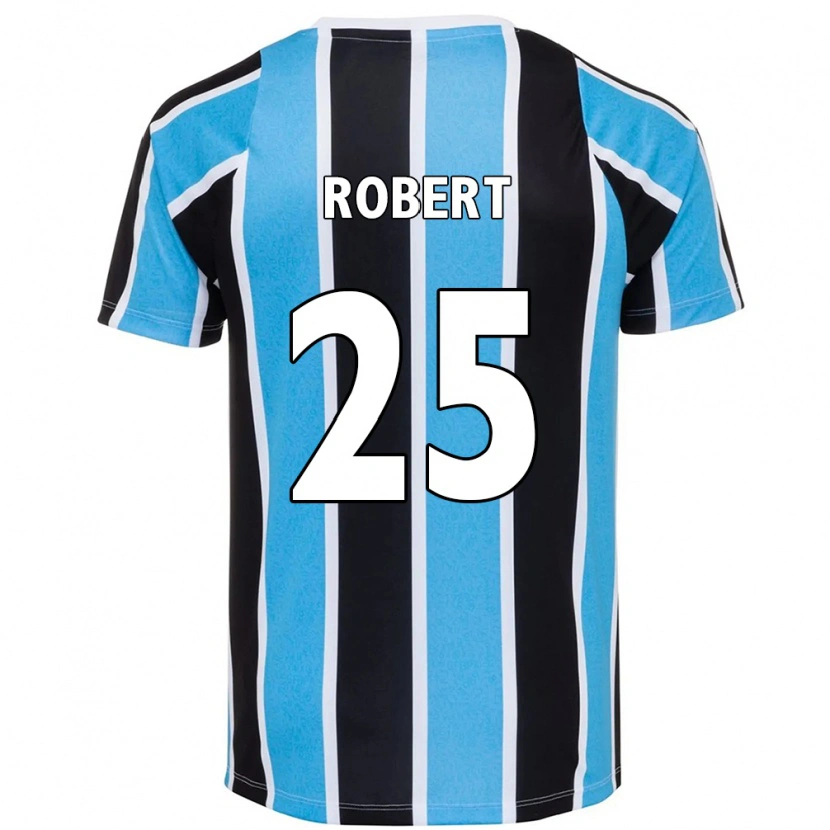 Danxen Mujer Camiseta Jhonata Robert #25 Blanco Azul 1ª Equipación 2025/26 La Camisa México